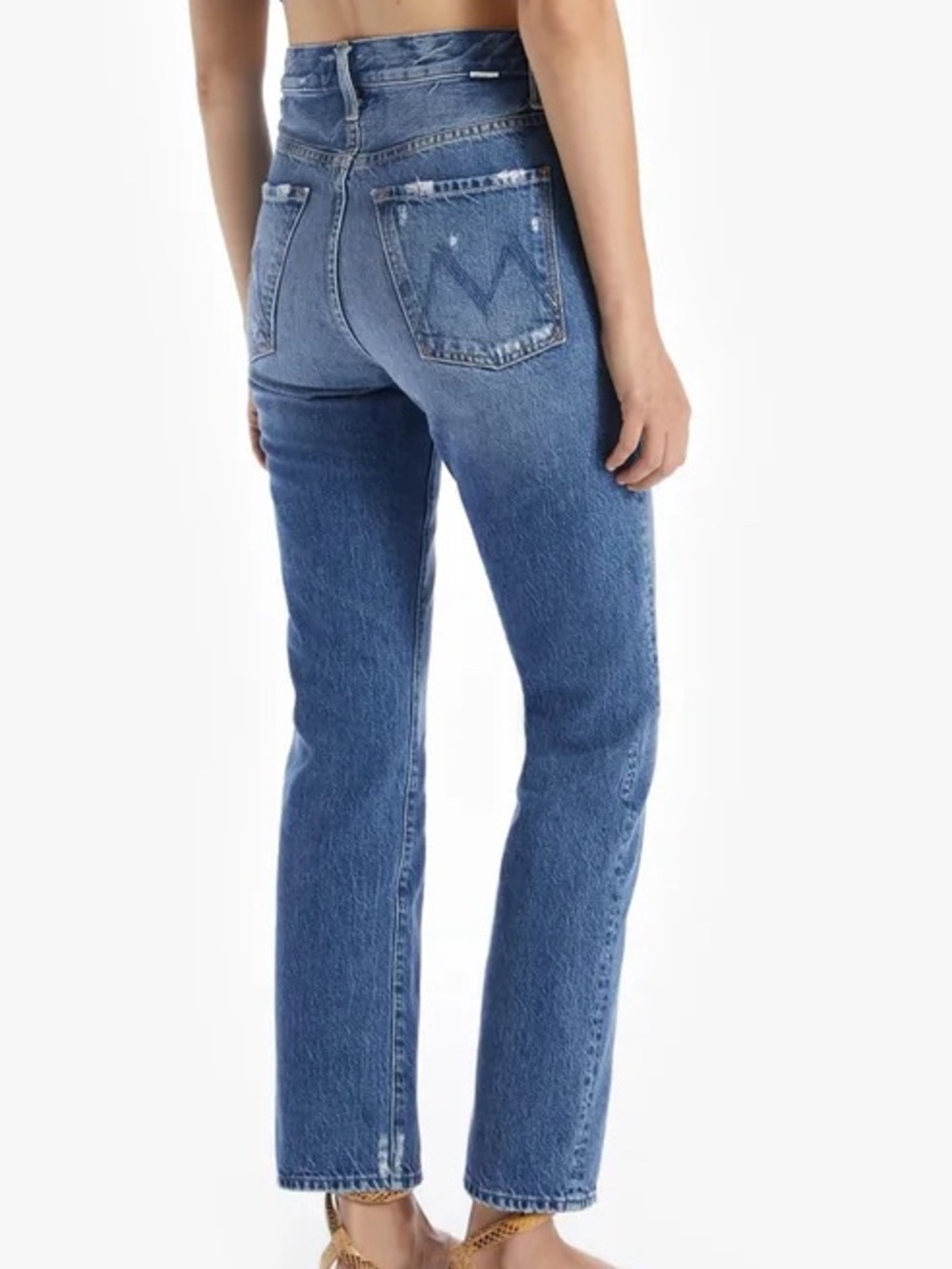 MOTHER Women Jeans High Rise - Light Blue Wash - Picture 15 of 16
